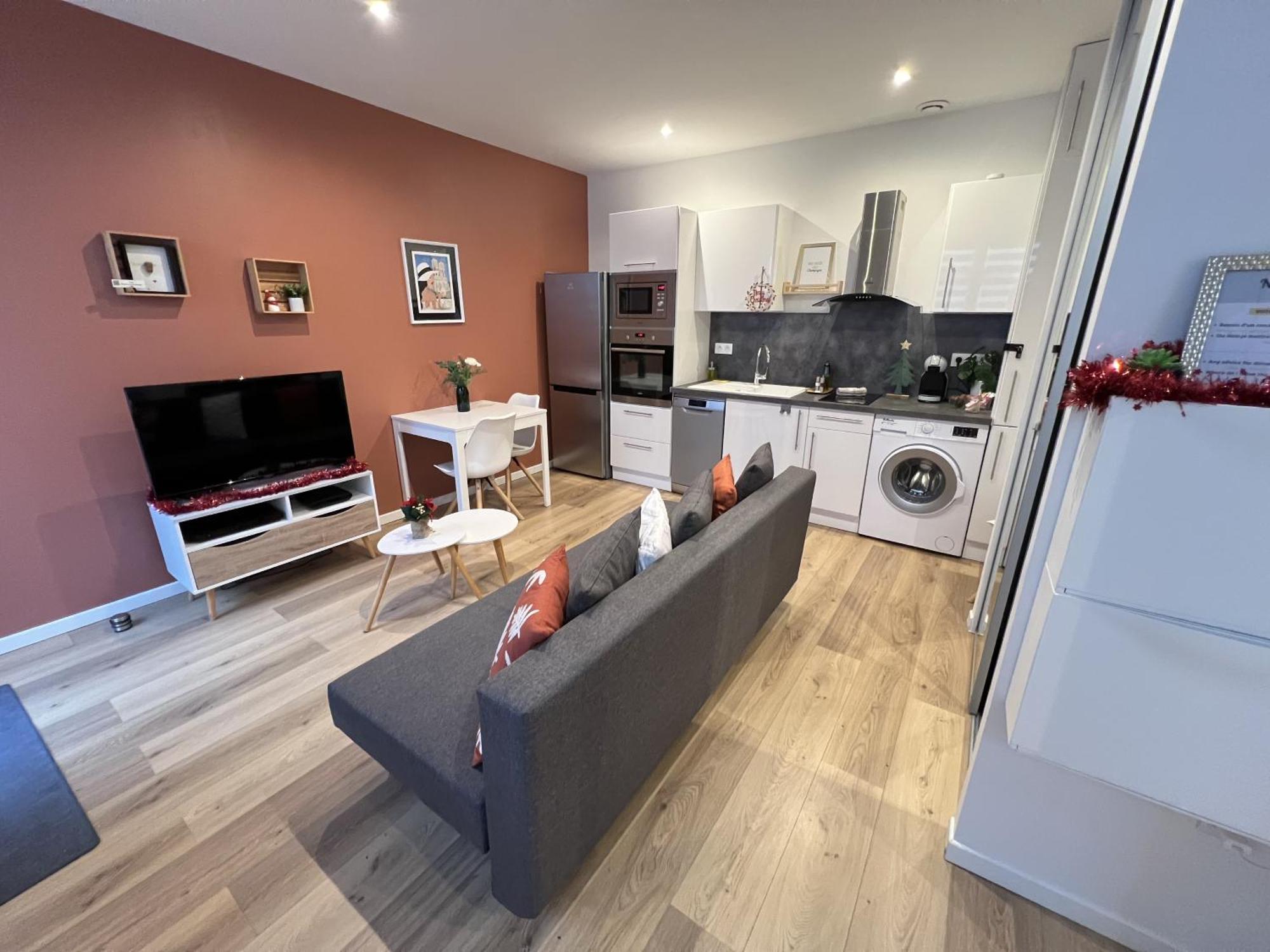Le Remois - Charmant T2 - Renove - Parking - Cour Privative - Wifi Reims Exterior photo